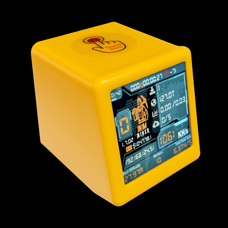 The NM-TV-154 running its stock NMMiner firmware
